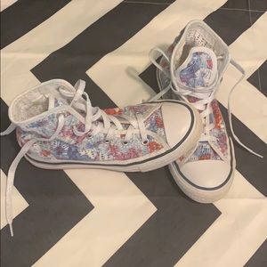 New flower print converse